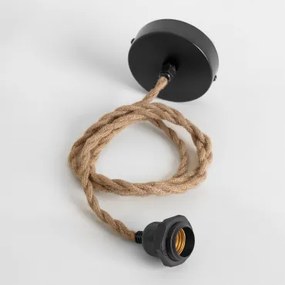 Buitenkabel Voor Plafondlamp In Polyethyleen Denise Zwart - Sklum