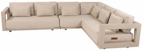 4 Seasons Outdoor Metropolitan hoekbank latte LoungebankLoungeset   beige weerbestendig