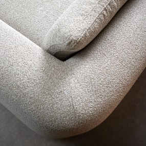 Beige Designbank Hoek Rechts