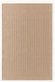 Handgeweven in- & outdoor vloerkleed Anil met geometrisch patroon