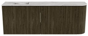 Mondiaz Joya DLux 110cm toiletmeubel ronding rechts shadow met wastafel faye links 1 kraangat glace