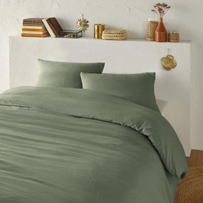 Bedset in gewassen microvezel, recycled polyester