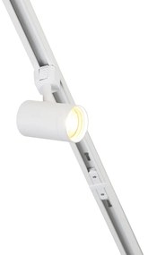 Modern railsysteem met 14 Spot / Opbouwspot / Plafondspots wit 1-fase - Iconic Jeana Modern GU10 Binnenverlichting Lamp