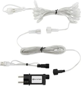 Cotton Ball Lights Outdoor lichtslinger - Starter Kit - Terraza