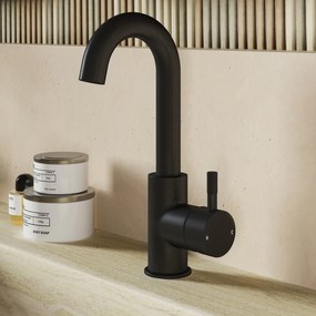 Saniclear Nero Curved hendel voor Matrix wastafelkraan (SK11754)