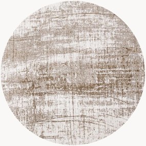 Rond platgeweven jacquard indoor & outdoor vloerkleed Griff