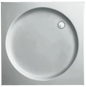 Plieger Luxury douchebak acryl vierkant 90x90x18.5cm wit 11002031906101