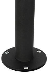 Moderne lantaarn zwart met helder glas 104 cm IP44 - Sfera