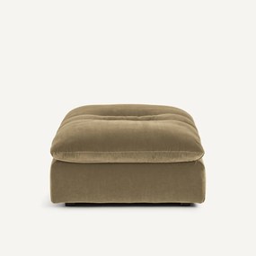 Modulaire fluwelen voetensteun, GIULIANO