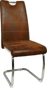 Set 4 Hallen Kunstlederen Stoelen