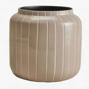 Beker Van Ijzer Bieberlis ↑20 Cm & Tapioca Beige - Sklum
