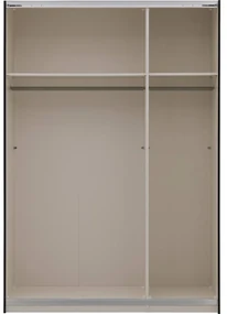 Goossens Kledingkast Easy Storage Sdk, 153 cm breed, 220 cm hoog, 2x 3 paneel schuifdeuren
