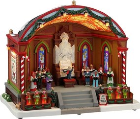 Lemax - 'Christmas At The Park Pavilion' - Verlichte Sights &amp; Sounds met animatie &amp; muziek - Inclusief adapter