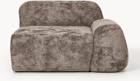 Hoekmodule Wolke van teddy-bouclé