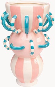 Handbeschilderde vaas Harlequin, H 49 cm