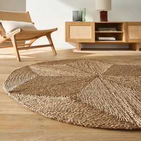 Opvouwbaar rond herbarium-vloerkleed, Dimao