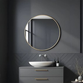 Badkamerspiegel GOUD / Messing Senna Rond | LED | Condensvrij