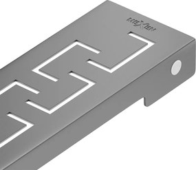Mexen Flat M15 afdekplaat voor lijnafvoer 100 cm, geborsteld kanongrijs - 1E24100