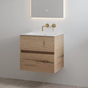 Best Design Splash badkamermeubel 60cm zonder kraangat eiken