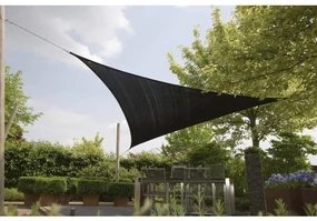 Bo-Camp Schaduwdoek driehoek 3,6x3,6x3,6 m antraciet 4471441