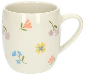 Theemok, steengoed, kleine bloemetjes,Ø 9,5 cm