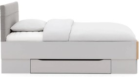 Goossens Bedframe Ita, 120 x 200 cm met 3 bedlades