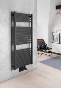 Sapho Tondi radiator zwart mat 45x97cm 415W