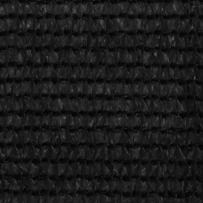 vidaXL Balkonscherm 120x600 cm HDPE zwart