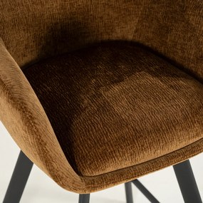 By-Boo Bliss Draaibare Barkruk Stof Geel