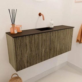 Mondiaz Joya 100cm toiletmeubel dusk met wastafel faye midden zonder kraangat urban