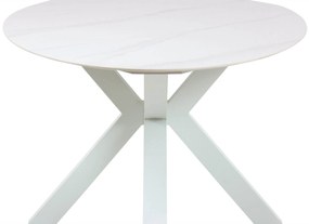 Dining Tuintafel ovaal 240 x 107 cm Wit Santika Ellisse