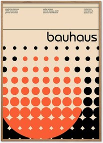 Ingelijste digitale print Bauhaus Circles