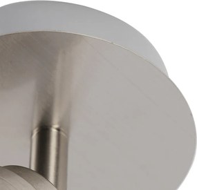 Moderne badkamer spot staal IP44 - Ducha