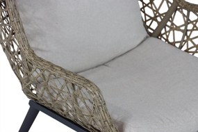 Coco Corso Strandstoel Aluminium/wicker Taupe