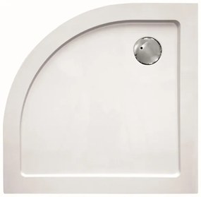 Haceka Belice Douchebak - 90x90x4cm - kwartrond - composiet - glans wit 1159035