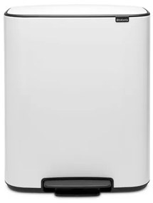 Brabantia Bo Pedaalemmer - 60 liter - kunststof binnenemmer - wit 211300