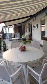 Bellagio Ferrone dining tuintafel Ø 150cm (h:75cm)