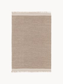 Handgeweven wollen vloerkleed Kim