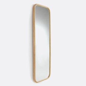 Rechthoekige spiegel in rotan 51x160 cm, Nogu