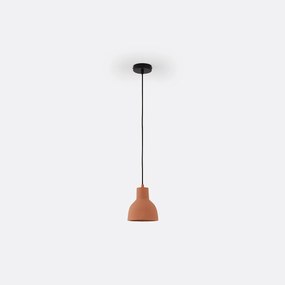 Hanglamp in beton, terracottaØ16 cm, Arida