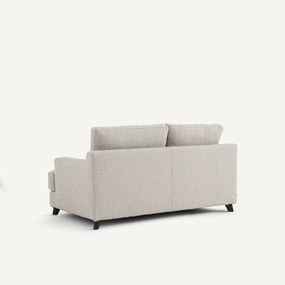 Bank, 2-zit getextureerd viscose/linnen, Alwine