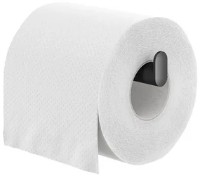Tiger Carv Toiletrolhouder zonder klep met L-vorm Zwart 800237