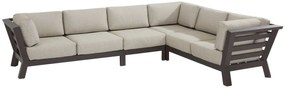 4 Seasons Outdoor Meteoro Hoekbank XL zonder tafel SALE Loungeset   antraciet weerbestendig