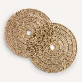 Placemat, set van 2 in rotan, Manado