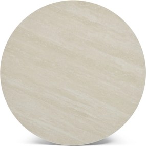 Dining Tuintafel rond 100 cm Zand/Beige Santika Serino
