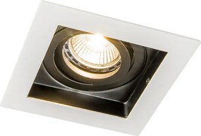 Smart inbouwspot wit incl. WiFi GU10 verstelbaar - Carree