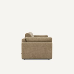 Slaapbank in stonewashed fluweel, CESAR