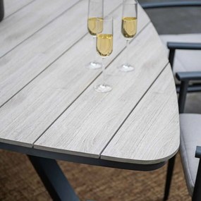 Garden Impressions Tulli tuintafel 170x170 cm driehoek - light teak vironwood