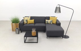 Boavista/Toronto loungebank chaise longue - Sooty - 3-delig - links