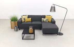 Boavista/Toronto loungebank chaise longue - Sooty - 3-delig - links